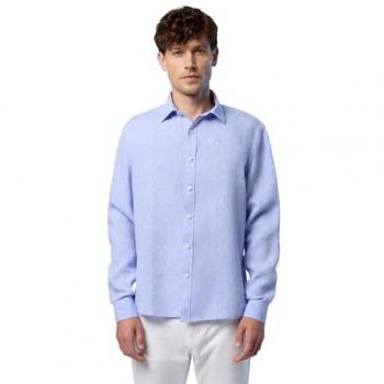 Lino Light Blue Camicia con Logo North Sails
