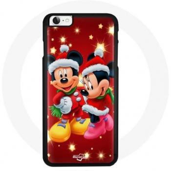 Coque IPhone 8 Maniacase Mickey‑Minnie Noël