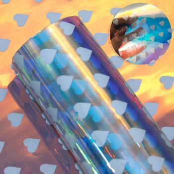 Holographic Geometric PVC Craft Sheet 20x34cm