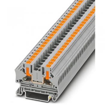 Phoenix Contact PTV 4 1088728 Morsetto Passante Componibile 2 Poli 0.2 mm² 6 mm² Grigio 50 pezzi