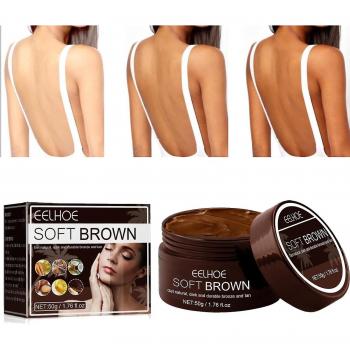 Crema aceleradora de bronceado suave marrón Luxe