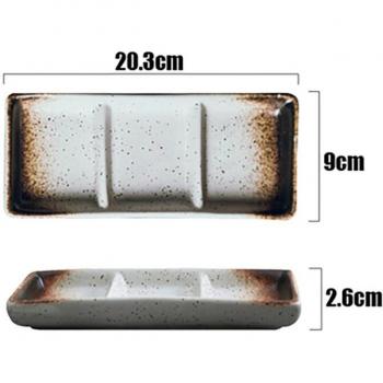 FANCITY Ceramic Snack Dish Set