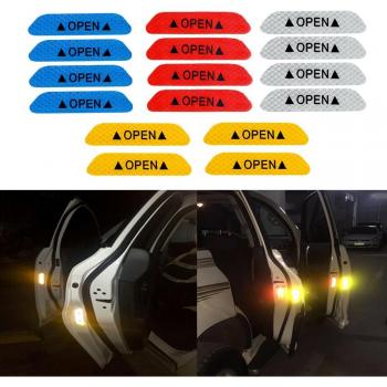Reflektierende Sicherheitsaufkleber für Motorräder und Fahrräder