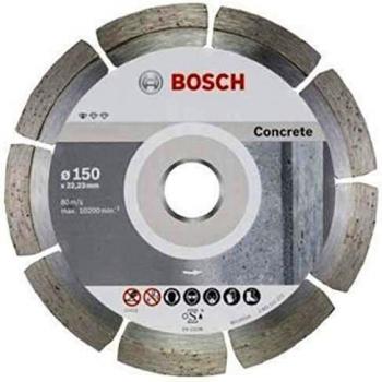 Disque à tronçonner diamanté pour béton Bosch 2608603241, Argent, 150 x 22,23 mm
