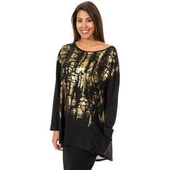 Mujer Camiseta Manga Larga Cuello Barca 10DML0437 S