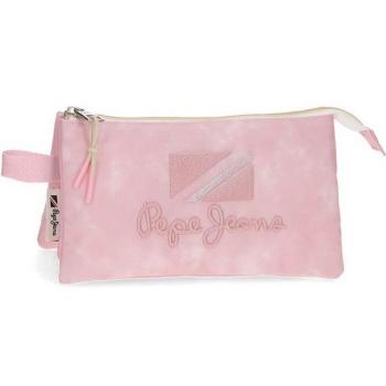 Estuche Pepe Jeans Holi - tres compartimentos