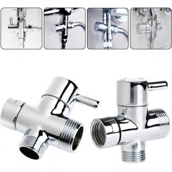 3-Way Diverter Valve for Bath Toilet Bidet Sprayer