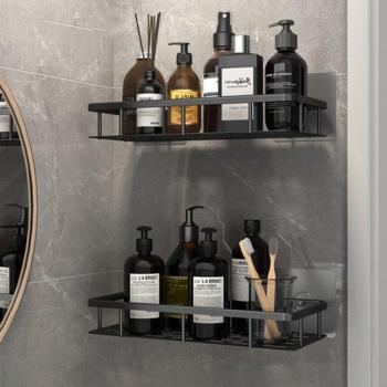 Punch-Free Triangle Shower Shelf - Bathroom Organizer for Shampoo and Toiletries