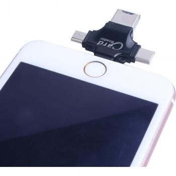 Elistooop Multifunktionaler Kartenleser für iPhone und Android