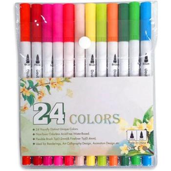 100 Color Soft Tip Brush Pen Set