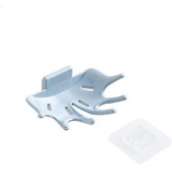 Porte-savon égouttoir mural sans poinçon