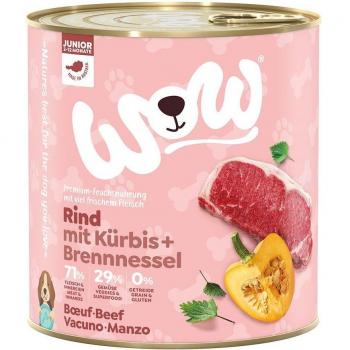 WOW Junior Rind-Kürbis-Brennnessel 6x800g