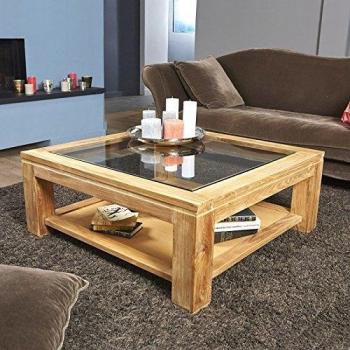 Centro de Madera Maciza con Vidrio BERAH GETAH