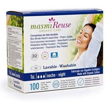 Masmi Reuse Compresa Reutilizable Noche Alas 1ud