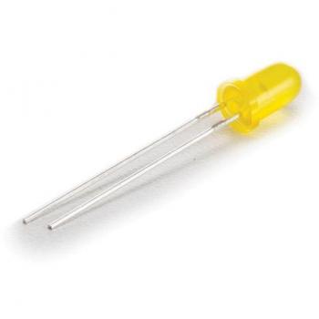 Lampada led standard 5mm gialla