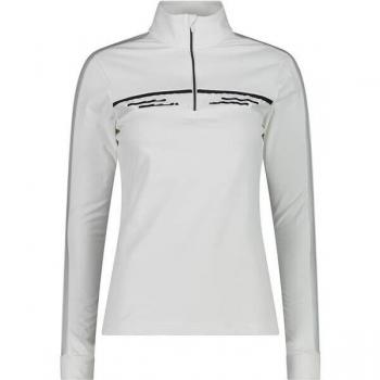 CMP Women’s Half‑Zip Fleece, White, Large