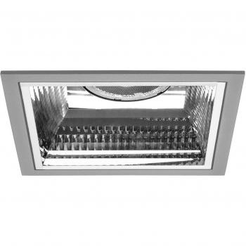 Brumberg Apollo Midi, eckige Deckenleuchte, 3.500 K, silber