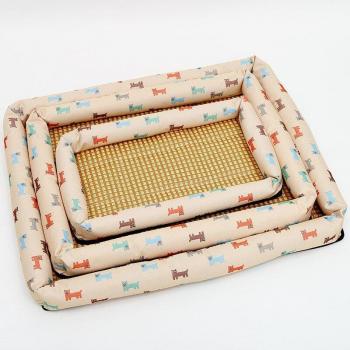 Cooling Rattan Pet Mat for Small, Medium, and Large Pets