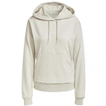Adidas Essentials Sudadera Gris con Capucha para Mujeres (Small Logo)