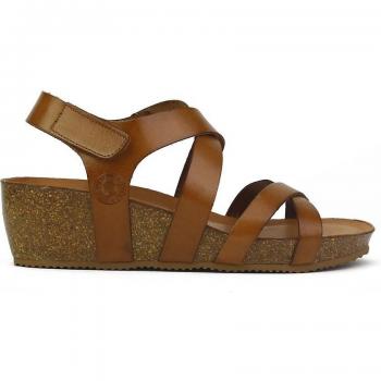 Sandalias de cuña para mujer Coronel Tapiocca en camel