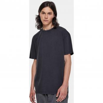 Urban Classics Heavy Oversized Acid Wash Tee - Schwarz - M