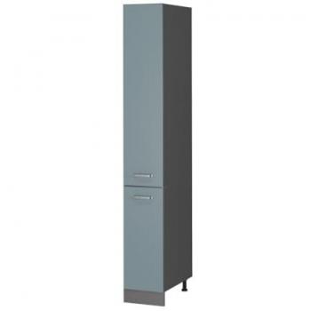 Vicco Hochschrank R-Line Anthrazit Blau Grau 30 cm