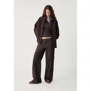 Pantaloni Cargo Stradivarius Marrone Large Leg 40