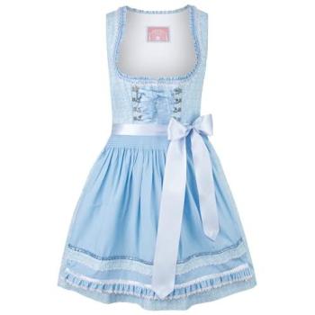 Stockerpoint Wiesnwuid Dirndl für Damen, hellblau, Gr. 38