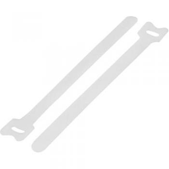 Hook-and-Loop Bundling Ties 240mm x 16mm White 20 Pieces