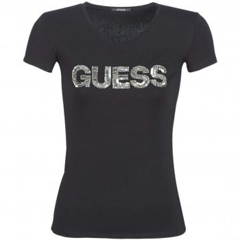 Guess SS Vn Gipsy T-Shirt, Camiseta de Tirantes para Mujer, Negro