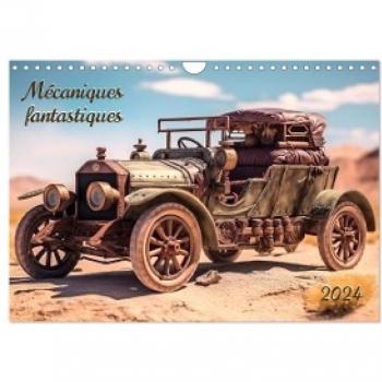 Calendrier mural Mécaniques fantastiques 2024
