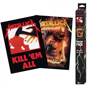 GB Eye Metallica Set 2 Chibi Poster 52x38 Kill Em All/Fire Guy