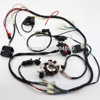 ATV Quad Full Electric Wiring Harness for 150cc 200cc 250cc 300cc