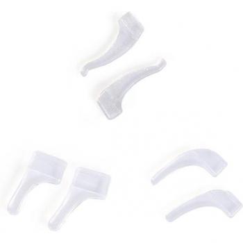 Silikon‑Brillenaufhänger Transparent – 10 Paare