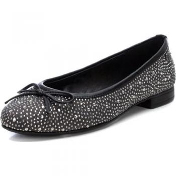 Bailarinas Xti para Mujer con Glitter y Suela de Goma