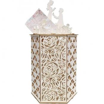 DIY Hochzeitskartenbox aus Holz