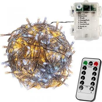 Catena luminosa a batteria 5m