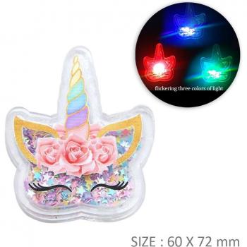 Lentejuelas Luminosas con Forma de Unicornio