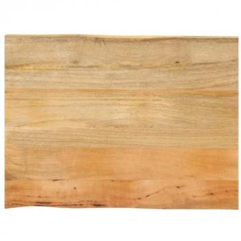 VidaXL Table Top 70x60x2.5 cm Live Edge Solid Wood Mango