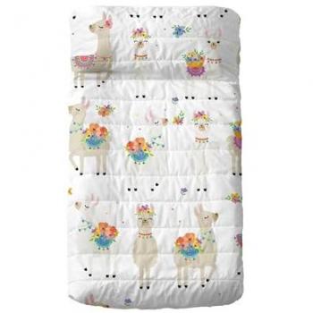 Colcha Cuna Llama Moshi Moshi 100x130 cm