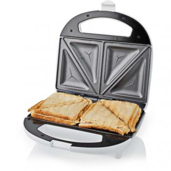 Nedis KASM110FWT, Sandwich Maker, 700W, weiß