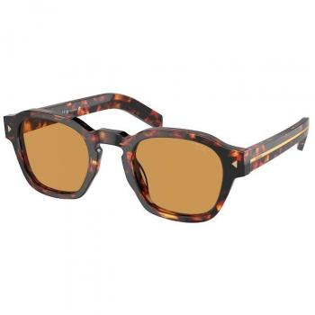 Prada Sunglasses Male Brown Size 52 MM Stylish Sunglasses in Havana/Light Brown
