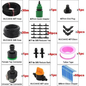MUCIAKIE 10-50M Blue Bending Arrow Drip System