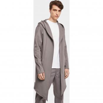 Cárdigan Gris Urban Classics - Largo con Capucha - Hombre - Tallas S a 3XL