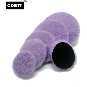 Long Hair Purple Wool Polishing Pad 4 Inch