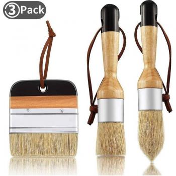 Chalk and Wax Paint Stencil Brushes Set