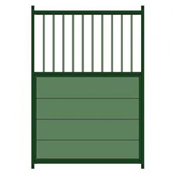 Panel lacado mixto para perrera color verde