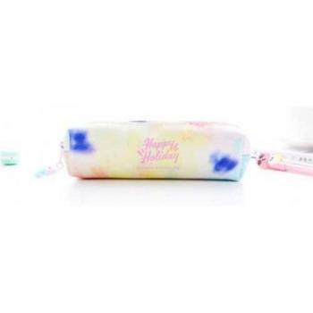 Einhorn‑Kunst‑Schulpencilcase – Rollenhohe Bleistifte inkl. Leinwand