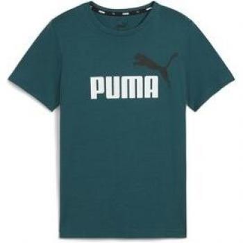 T-shirt enfant Puma ESS+ 2 COL LOGO TEE Vert 5 ans