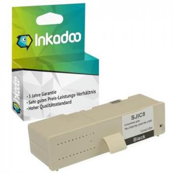 Inkadoo Tintenpatrone für Epson C33S020407 / SJIC-8-K, schwarz